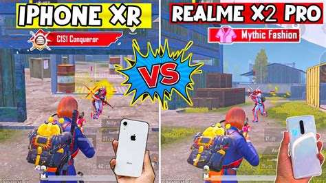 Iphone Xr Vs Realme X2 Pro Pubgbgmi Test 2022🔥 Iphone Xr 60fps Test Realme X2 Pro 90fps Test