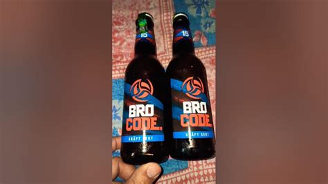 Bro Code Beer High Alcohol Content Great Taste Affordable Price