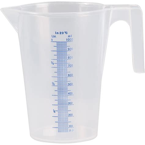 Acheter Verre doseur 1 litre avec échelle transparent Louis moto