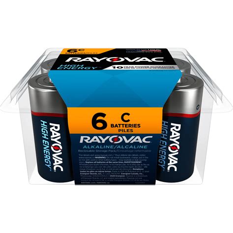 Rayovac Pro Pack High Energy Alkaline C Batteries Pptk