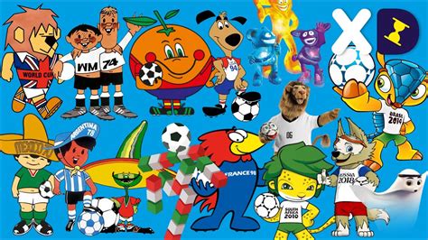 Mascotas Del Mundial XD YouTube