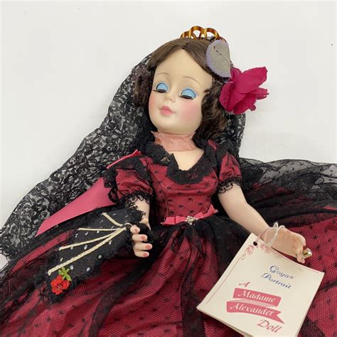 Vintage Madame Alexander 21 Portrait Doll Goya Latino 2235 With Tag And Box Ebay