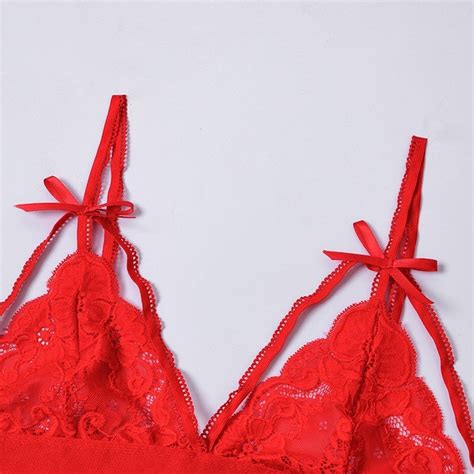Red Lingerie Set Heart Lingerie Set Christmas Lingerie Etsy