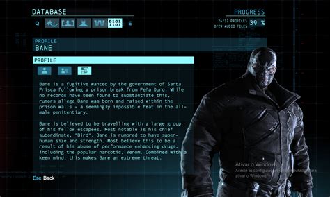 Arkham Origins All Character Bios Profiles R Batmanarkham