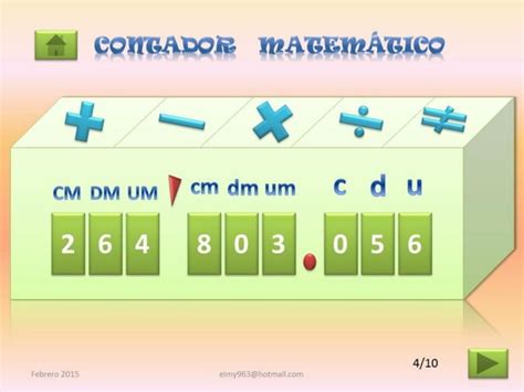 Contador Matematico Valor Posicional Primaria PPT