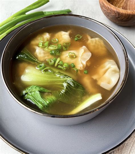 Quick Easy Chicken Wonton Soup Minute Trader Joe S Recipe