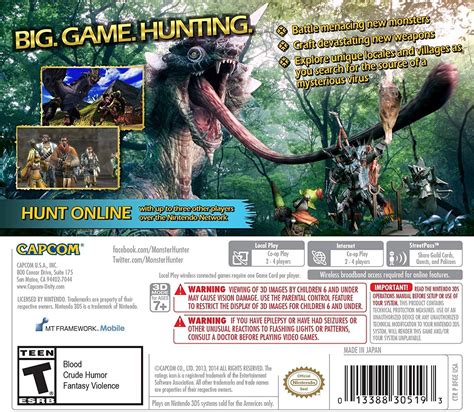 Nintendo 3DS Monster Hunter 4 Ultimate Standard Edition | SW3D-52709 ...