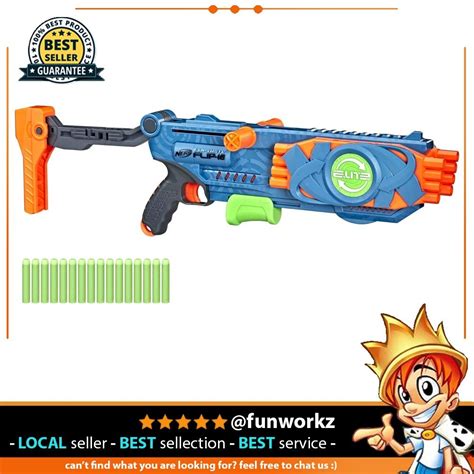 Nerf Elite Flipshots Flip Blaster With Dart Barrels That Flip