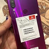 Redmi Xiaomi Redmi Note 7 Pro Nebula Red 64GB 4GB RAM Amazon In