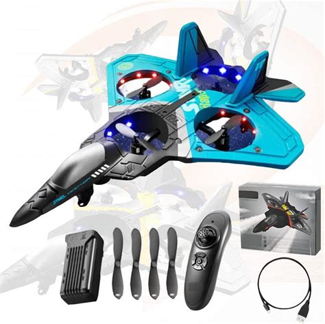 Jet Fighter Stunt RC Airplane, 2.4GHz, 360° Stunt Spin, Outdoor Flight ...