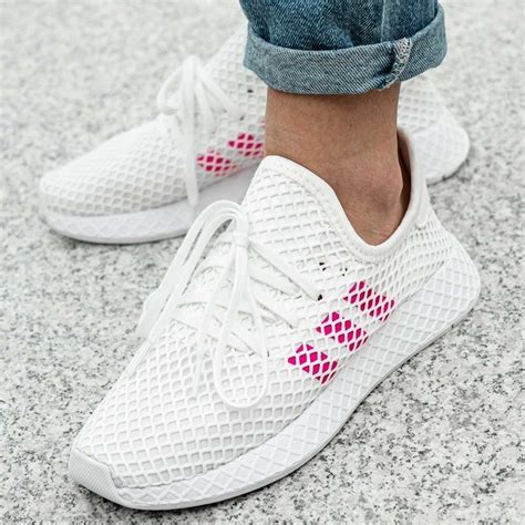 Sneakersy damskie Adidas Deerupt Runner białe EE6608 Sneaker Peeker