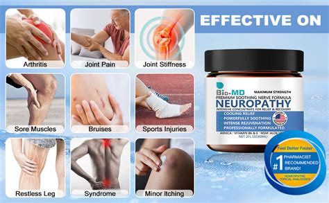 Neuropathy Pain Relief Cream Nerve Pain Relief Cream Maximum Strength ...