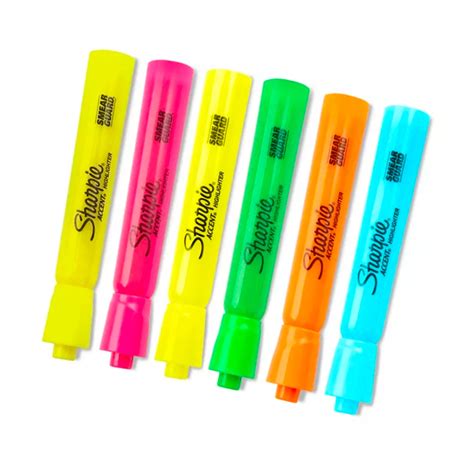 Sharpie Accent Highlighter 6 Assorted Teachers File