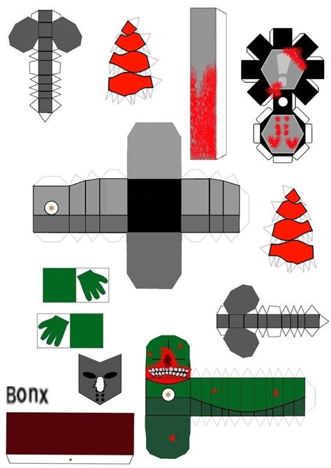 Tricky Fnf Papercraft Otosection