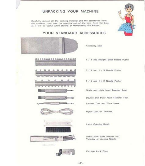 Manual Empisal Knitmaster Knitting Machine