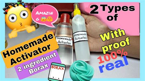 How To Make Slime Activator At Home With Proof😱😱 Borax Activator