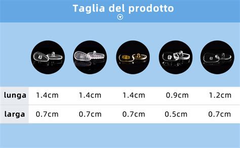 Naselli Per Occhiali Naselli Per Occhiali Silicone 30 Paia Cuscinetti