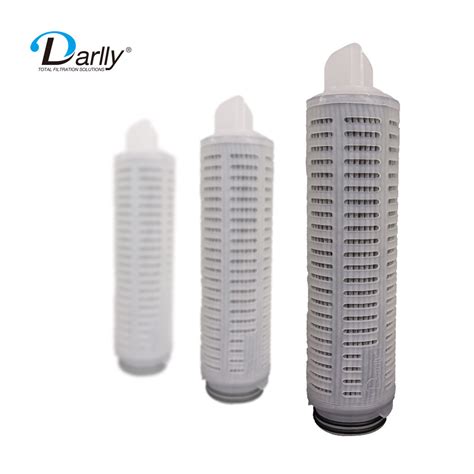 Carbon Cellulose Pleated Filter Cartridge For Pharmaceutical Liquids