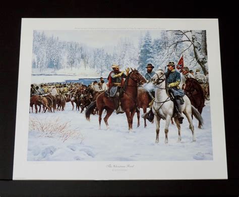 Don Stivers Christmas Raid Collectible Civil War Print Mint