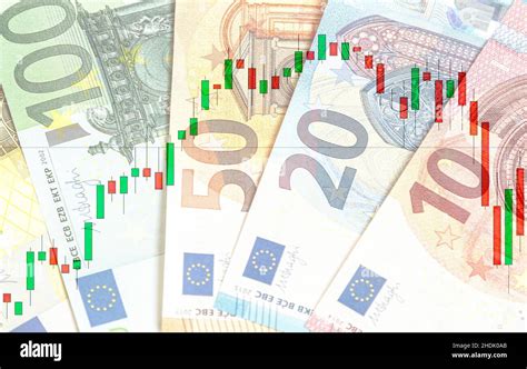 graph rate chart banknotes  euro currency euro currency rate