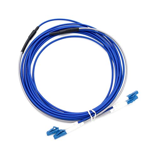 10m Steel Armored Fiber Optic Patch Cable