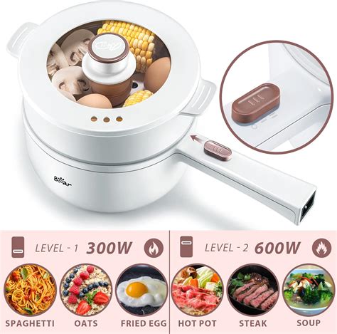 Buy Bear Electric Hot Pot With Steamer L Rapid Noodles Cooker Multifunctional Electric Pot