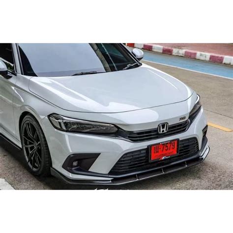 Honda Civic Fe Front Lips Lip Front Diffuser Azc Original Thailand Lips