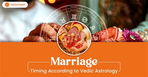 Marriage Timing According To Vedic Astrology