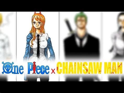 One Piece X Chainsaw Man Season Nami X Power Robin X Makima