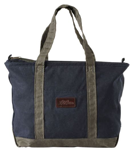 Waxed Canvas Tote Bag Tote Bags At Llbean