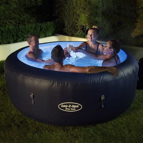 Lay Z Spa New York 4 6 Person Hot Tub With Remote Control Led Lights New In Box For Sale From