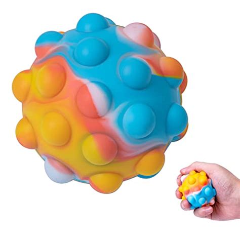 Tdhaayt Push Pop Bubble Fidget Toy New Bouncing Ball 3d Anxiety Stress