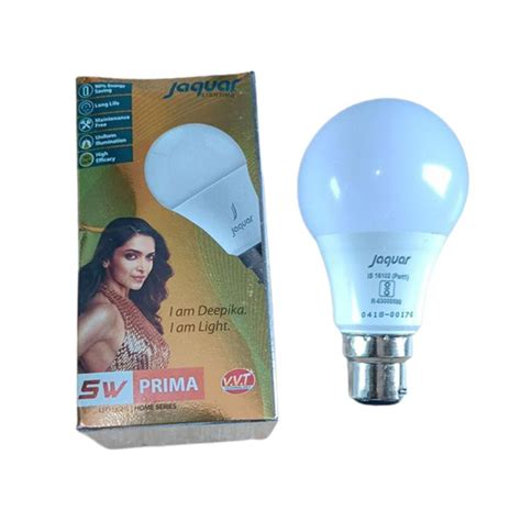 Round Warm White Jaquar 5W Prima LED Bulb At Rs 99 Piece In Kanpur ID