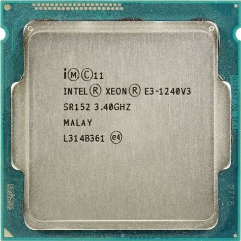 Процессор Intel® Xeon® E3-1240 v3 LGA1150 up to 3.80GHz 80W Б/В – фото ...