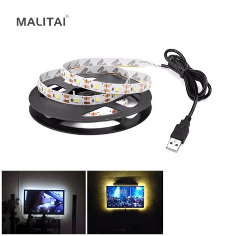 V Usb Power Led Strip Light Rgb Smd Hdtv Tv Desktop Pc