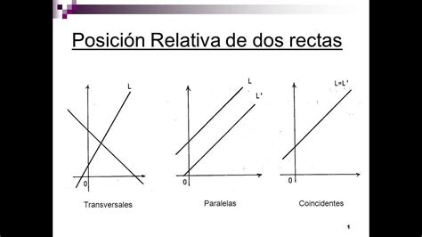 Rectas Secantes Paralelas Y Perpendiculares En Un Plano Youtube