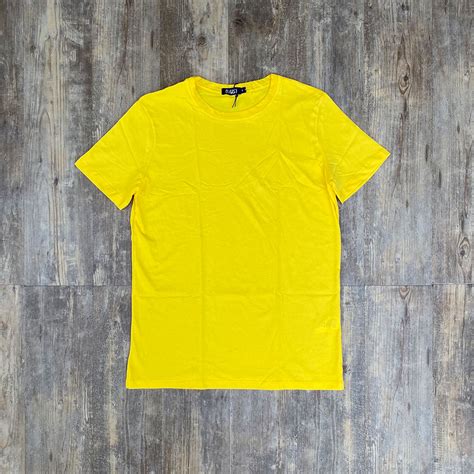 Camiseta básica amarilla hombre Bausi