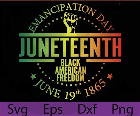 Juneteenth 19 1865 Svg Freedom Day Juneteenth Svg BLM Svg Equality