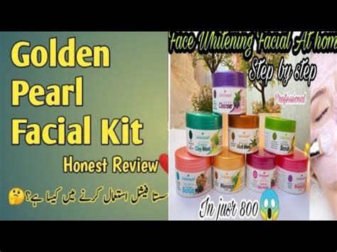 Golden Pearl Whitening Facial Kit At Home Only Step By Step