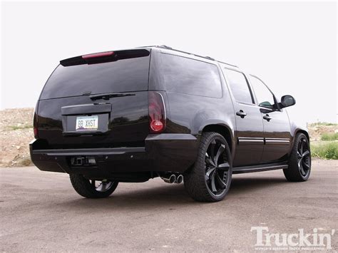 2010 Gmc Yukon Xl Project Murdered Out Mommy Mobile Part 2 Truckin Magazine