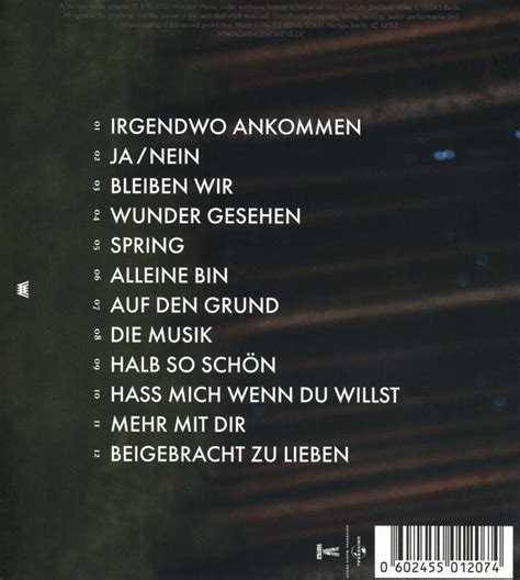 Wincent Weiss Irgendwo Ankommen CD Jpc