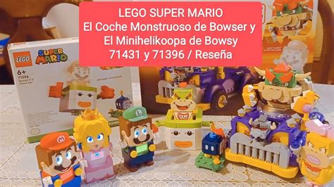 LEGO SUPER MARIO El Coche Monstruoso De Bowser Y El Minihelikoopa De