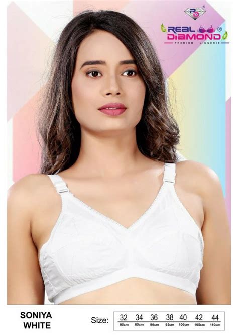 Non Padded Cotton Soniya White Cup Bra Plain At Rs 123 5 Piece In