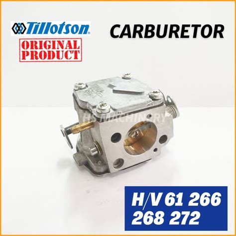 Original Husqvarna Chainsaw Carburetor Tillotson