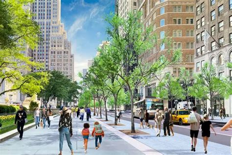 Mayor Adams Unveils 150m Plan To Transform 5th Avenue Into Pedestrian