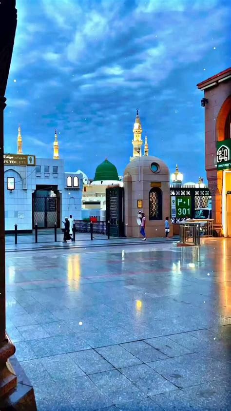 مدینہ ماشاءاللہ 💯♥️ In 2024 Beautiful Views Video Madina Video Masjid Nabawi Dark Nature