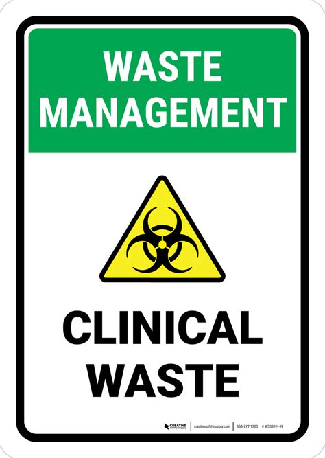 Printable Medical Waste Sign