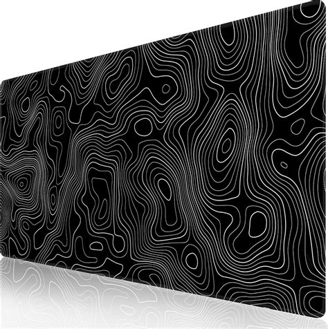 amazoncom weesire gaming mouse pads black  white minimalist