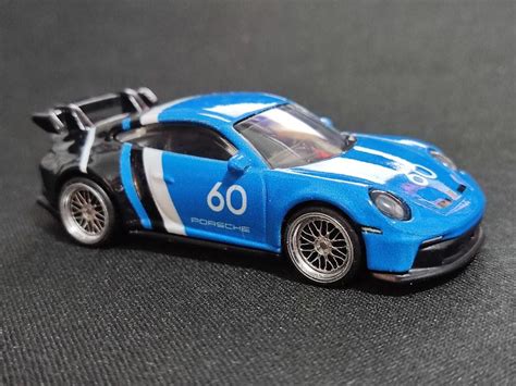 Hot Wheels Porsche 911 GT3 Custom Wheel Swap - Vancity Diecast