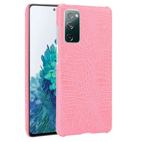 Pour Samsung Galaxy S Fe Crocodile Crocodile Texture Pc Pu Rose